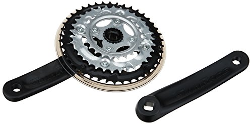 SunRace Front Crankset M500 Bielas, Adultos Unisex, Negro, Talla Única