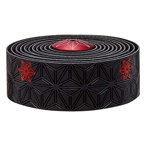 Supacaz Super Sticky Kush I Galaxy, cinta de manillar unisex para adultos, rojo, talla única