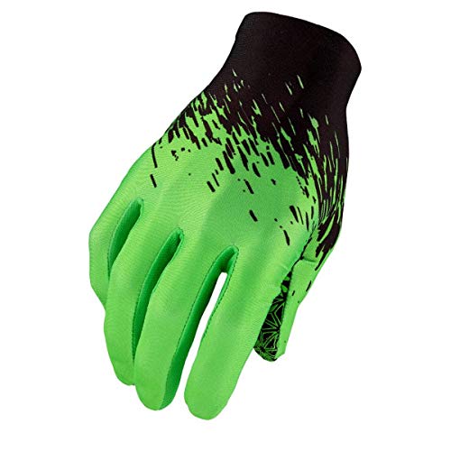 Supacaz VEGL27M Guantes, Adultos Unisex, Negro/Verde neón, M