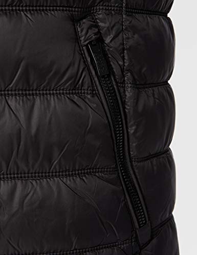 Superdry Commuter Quilted Biker Chaqueta Acolchada, Black, M para Hombre