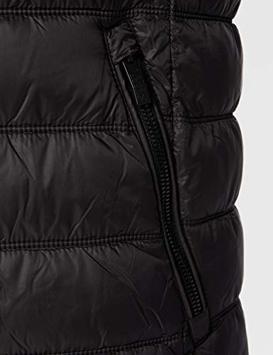 Superdry Commuter Quilted Biker Chaqueta Acolchada, Black, M para Hombre