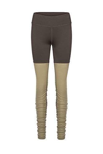 super.natural Motion Heap Merino - Mallas para Mujer, Mujer, SNW010950, Killer Khaki/Bamboo, Small