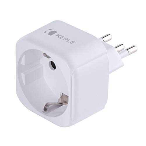 Swiss Suiza Switzerland CH Adapter Plug Viaje Tipo J to a EU Europe European Tipo C E F Enchufe Socket Adaptor para Spain ES France FR Italy IT Germany Denmark Greece Poland Turkey Adaptador 3 Pin