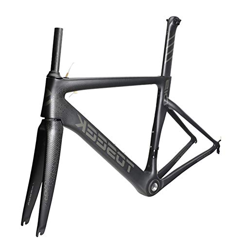 SXMXO Cuadro Completo de Bicicleta de Carretera de Carbono Aero Cycling Racing Bicycle Cuadro de Carbono T800 Cuadro de Bicicleta de Carretera de Carbono 48/51/54/56cm,48cm