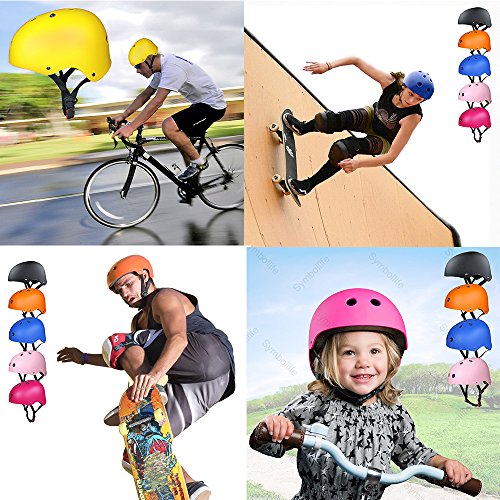 tabla de skate casco con los guardias Protective Gear juego de rodilleras codo muñeca para niños BMX/Skateboard/Scooter