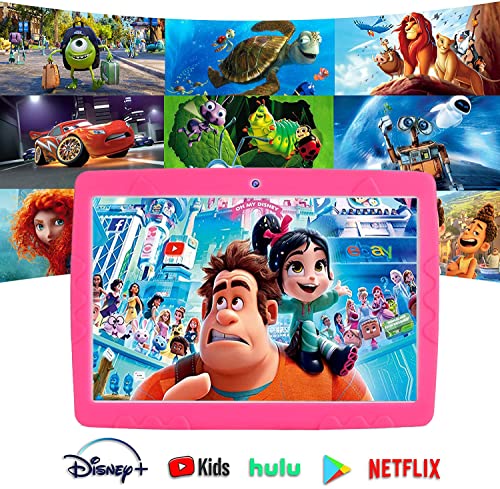 Tablet para Niños 10 Pulgadas Android 10.0 3G Dual SIM Card 3GB RAM 32GB Certificado por Google GMS 1.6Ghz Tablet Infantil Quad Core Batería 5000mAh Tablet PC Netflix Juegos Educativos