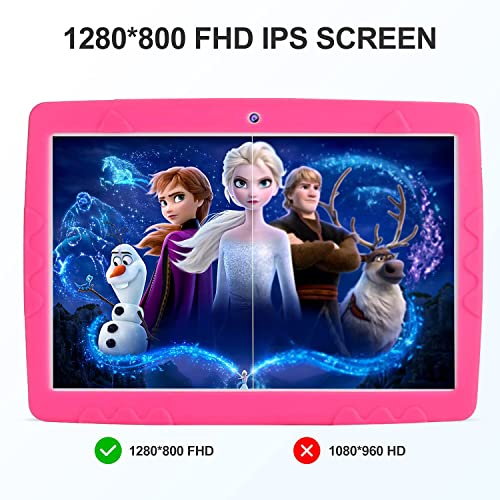 Tablet para Niños 10 Pulgadas Android 10.0 3G Dual SIM Card 3GB RAM 32GB Certificado por Google GMS 1.6Ghz Tablet Infantil Quad Core Batería 5000mAh Tablet PC Netflix Juegos Educativos