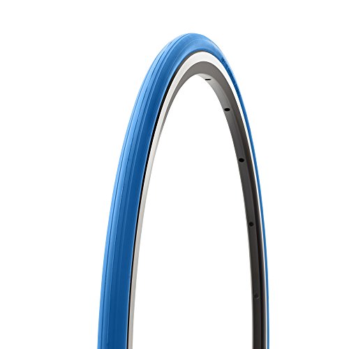 Tacx T-1390 - Cubierta de ciclismo para rodillos, 700 x 23C, azul