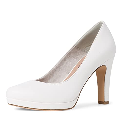 Tamaris 1-1-22426-27, Zapatos de Tacón Mujer, White Matt, 40 EU