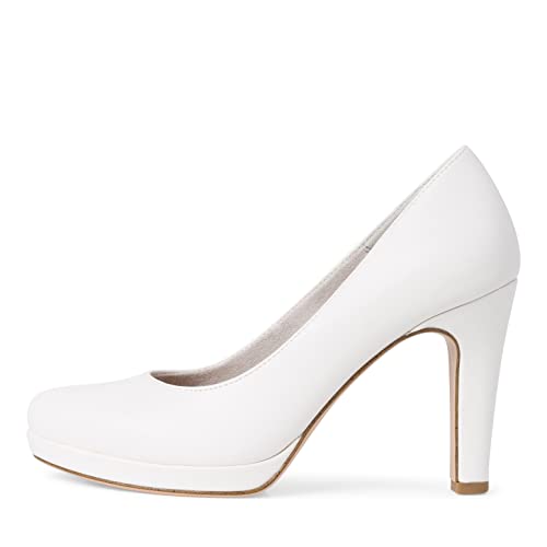 Tamaris 1-1-22426-27, Zapatos de Tacón Mujer, White Matt, 40 EU