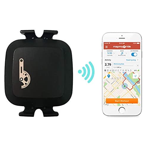 TAOPE Sensor de Cadencia Inalámbrico Bluetooth & ANT+ con doble modo de velocidad y sensor de cadencia