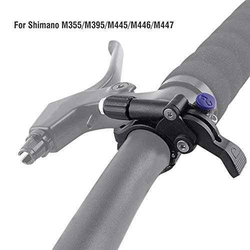 Tbest Mando Bloqueo Horquilla,Mando Remoto Bloqueo Horquilla MTB,Palanca de Bloqueo Remoto de Horquilla de Bicicleta Mando Bloqueo Remoto de Aleación de Aluminio Accesorios de Repuestos