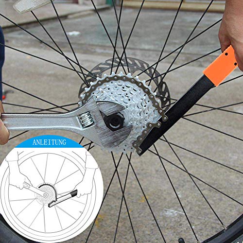 TBoonor Herramienta de eliminación de Cassette de Bicicleta cadena de bicicleta Kit de herramientas, para engranaje/cadena látigo con casete/Rotor lockring Removal Tool Pack