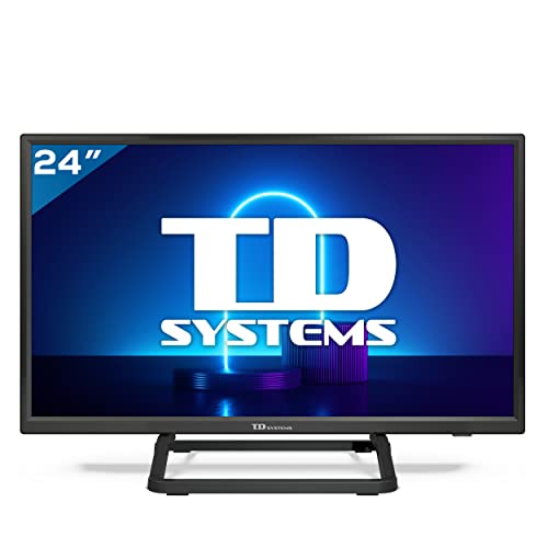 TD Systems K24DLX10H - Televisores 24 Pulgadas HD, HDMI, VGA USB Grabador Reproductor, DVB-T2/C/S2 Modo Hotel. Televisiones