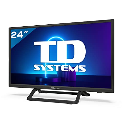 TD Systems K24DLX10H - Televisores 24 Pulgadas HD, HDMI, VGA USB Grabador Reproductor, DVB-T2/C/S2 Modo Hotel. Televisiones