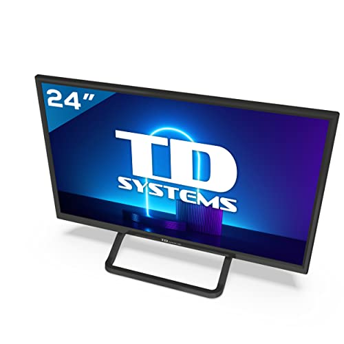 TD Systems K24DLX10H - Televisores 24 Pulgadas HD, HDMI, VGA USB Grabador Reproductor, DVB-T2/C/S2 Modo Hotel. Televisiones