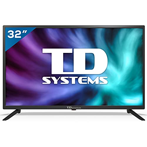 TD Systems K32DLG12H - Televisores 32 Pulgadas HD, 800 PCI Hz, 3X HDMI, USB Grabador Reproductor, DVB-T2/C/S2 Modo Hotel. Televisiones