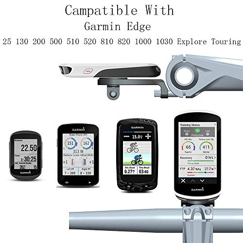 TedKat Soporte para Bicicleta out Front Combo para Garmin Edge 200, 500, 510,520, 800, 810, 820,1000 y cámara Gopro (Soporte Garmin)
