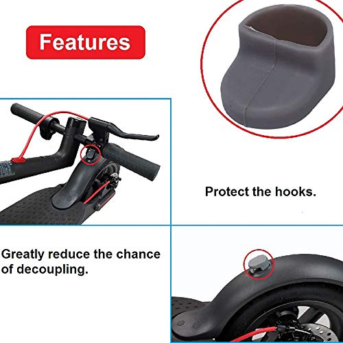 Tendlife Guardabarros Traseros, Piezas de Scooter eléctrico para Bicicleta, Desarrollo de neumáticos de Carretera para Bicicleta de montaña, Kits de Guardabarros Delantero y Trasero