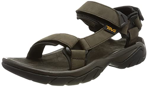 Teva M Terra FI 5 Universal Leather, Cuero Hombre, Turkish Coffee, 45.5 EU