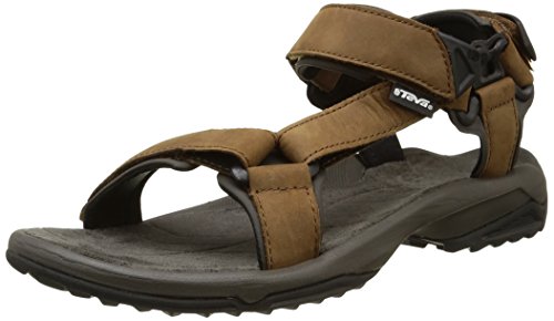 Teva Terra Fi Lite Leather M's, Sandalias de Senderismo para Hombre, Marrón (Brown), 43