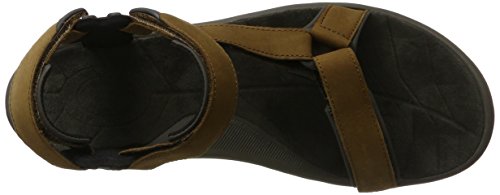 Teva Terra Fi Lite Leather M's, Sandalias de Senderismo para Hombre, Marrón (Brown), 43