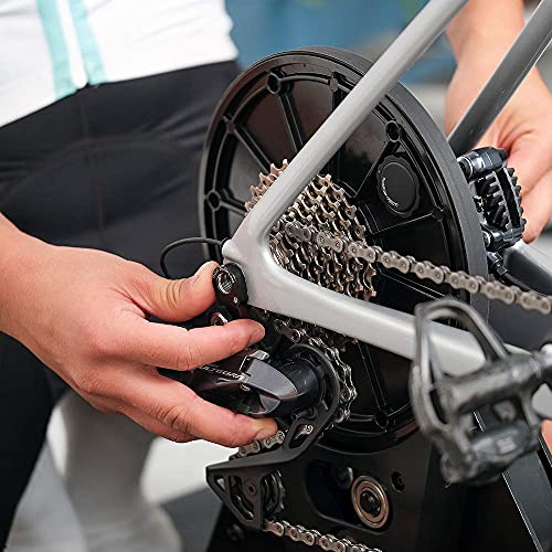 ThinkRider A1 - Transmisión Directa Rodillo de para Bicicleta para Entrenamiento en Interiores Diseño portátil silencioso, medidor de potencia incorporado, compatible con ANT + y BLE