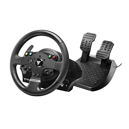 Thrustmaster TMX volante de carreras ergonómico con un juego de 2 pedales - Compatible con Xbox One y PC. Funciona en Xbox Series X