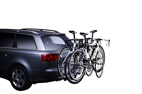 Thule HangOn 3 Tilt, Portabicicletas basculante básico y de fácil manejo (para 3 bicicletas).