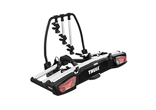 Thule VeloSpace XT 3, El portabicicletas versátil para todo tipo de bicicletas, desde bicicletas eléctricas y fatbikes