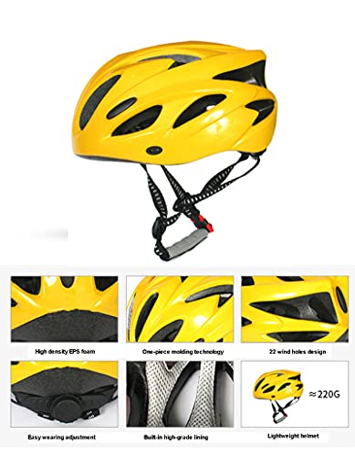 THV -Casco De Bicicleta para Adultos con Visera Solar De 58-62 CM, Ventilación 22, Casco De Bicicleta Ajustable Y Ligero para Jóvenes, Adecuado Bicicletas De Carretera De Montaña,White Blue