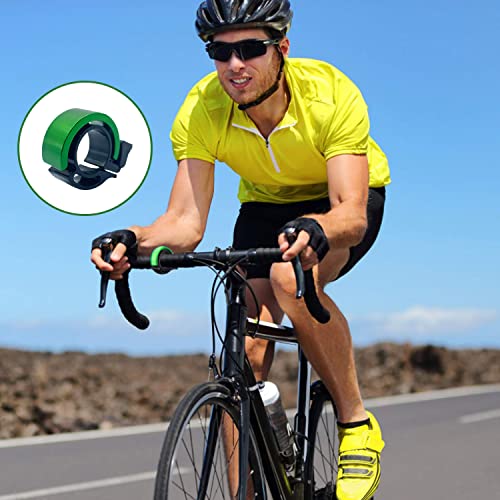 Timbre de bicicleta, mini anillo de aluminio para bicicleta, bocina de aleación con diseño en O para bicicleta de montaña, MTB,sonido claro con campanas de 90 dB ruidosas, manillares de 22,2 a 22,5 mm