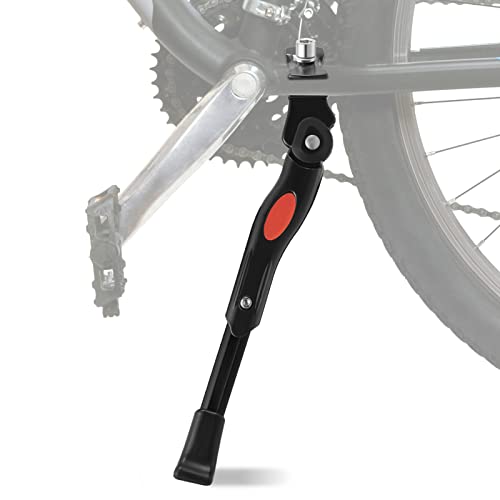 Tinxi ® Pata de Cabra para Bicicletas Ajustable para 20" 24" 26", Color Negro