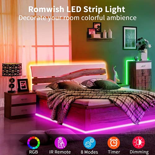 Tira LED 18M, SHOPLED RGB SMD 5050 Luces LED Kit de Cambio de Color con Control Remoto de 44 Teclas y Fuente de Alimentación, para Dormitorio, Cocina, TV, Fiesta, Decorativas Habitacion