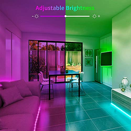 Tira LED 18M, SHOPLED RGB SMD 5050 Luces LED Kit de Cambio de Color con Control Remoto de 44 Teclas y Fuente de Alimentación, para Dormitorio, Cocina, TV, Fiesta, Decorativas Habitacion