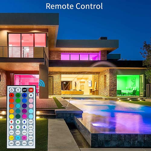 Tira LED 18M, SHOPLED RGB SMD 5050 Luces LED Kit de Cambio de Color con Control Remoto de 44 Teclas y Fuente de Alimentación, para Dormitorio, Cocina, TV, Fiesta, Decorativas Habitacion