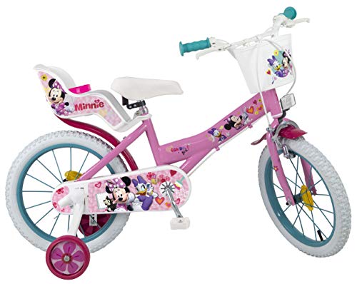 Toimsa Minnie 16" Bicicleta Infantil, Rosa