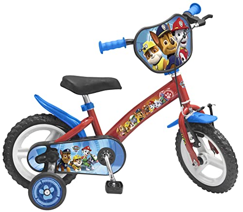 Toimsa Paw Patrol - Bicicleta con ruedas de espuma para niños, 12 pulgadas,
