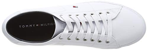 Tommy Hilfiger, Zapatillas Hombre, Blanco (White 100), 42 EU