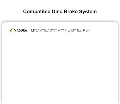 Top Brake Pastillas de Freno de Disco Bicicleta para MAGURA MT5/ MT7/ MT5E/MT7 Pro/MT Trail Front (Premium E+ - Dorado)
