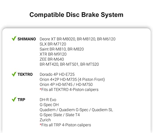 Top Brake Pastillas de Freno de Disco Bicicleta para Shimano Saint BR-M810/820,Zee M640 XTR-M9120,Deore XT M8020/8120,MT420/510 Tektro HD M745/735/725 TRP Slate T4,G-Spec Quadiem(Premium E+ Dorado)