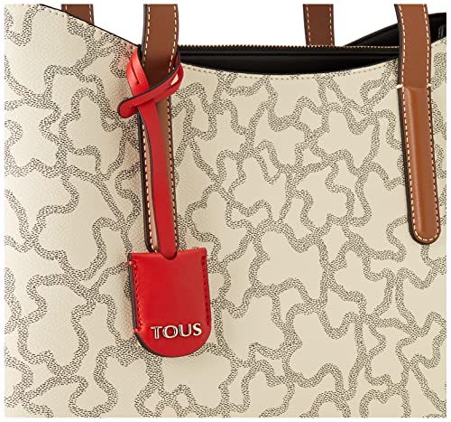 TOUS 2001503159, Bolso Shopper Kaos Icon, Beige/Multi, Talla Única Women's