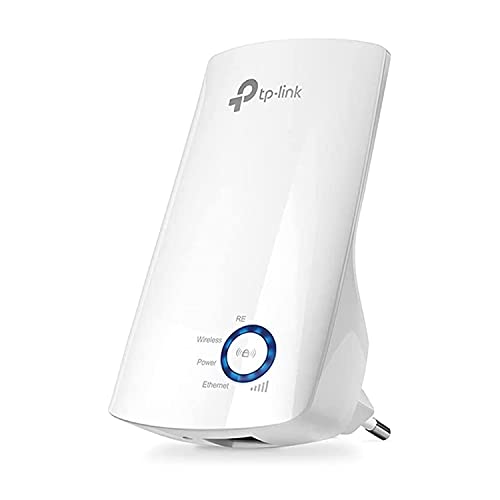 TP-Link N300 Tl-WA850RE - Repetidor Extensor de Red WiFi (2.4 GHz, 300 Mbps, Puerto Ethernet, Modo Ap y Extensor, Antenas Internas), Blanco