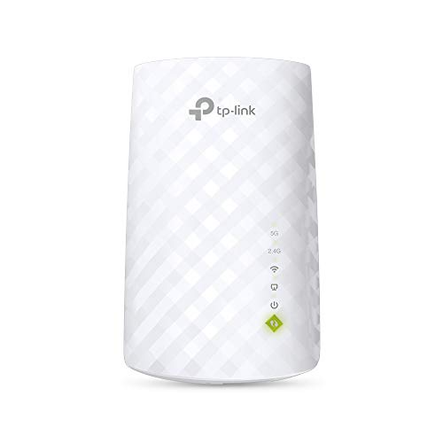 TP-Link RE200 AC750 - Repetidor de red Wifi extensor amplificador de cobertura con enchufe(Puerto Ethernet, 10/100 mbps, Banda dual, 300Mbps, 2.4 GHz, 433 Mbps 5GHz), Blanco