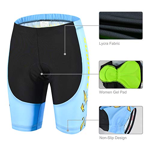 Traje Ciclismo Niño Verano, Transpirable y elástico Maillot Ciclismo y Pantalon para MTB, Ropa Ciclismo para Bicicleta de Carretera (2XS, Risa)