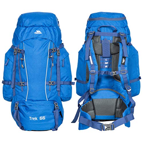 Trespass Trek Mochila, Unisex Adulto, Azul (elb), 33 l