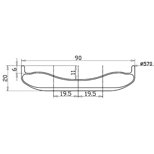 TRIAERO 26er Carbon Fat - Neumático para bicicleta Tubeless Ready, ancho 90 mm, 32 agujeros, llanta Shimano 10/11 marchas