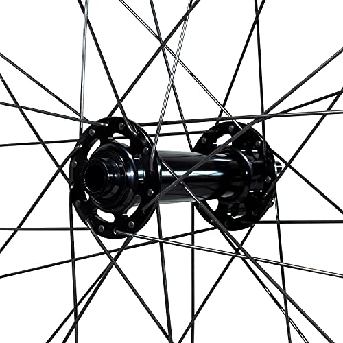 TRIAERO 26er Carbon Fat - Neumático para bicicleta Tubeless Ready, ancho 90 mm, 32 agujeros, llanta Shimano 10/11 marchas