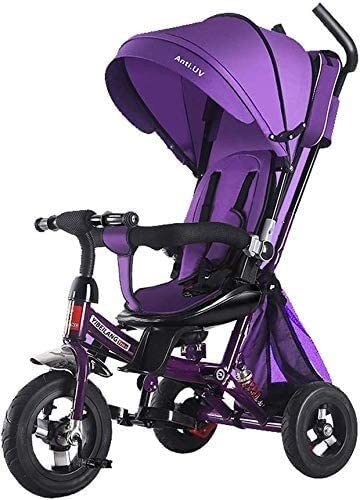 Triciclo Capacitación para niños Vehículos para niños Triciclo para niños Cochecito de bebé Multifunción Niños Bicicletas 1-3-6 AÑOS Libre Tricycle Seat Seat SATIVO DE Seguridad DE Seguridad DE Cerca