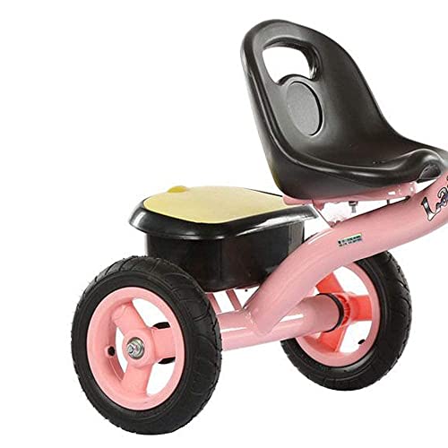 Triciclo para bebés Andador plegable para niños con empujador y dirección y cubo de arena de juguete Cochecito para niños de 1 a 6 años Niños Carretera para niños (Color: Verde, Tamaño: One s Happy